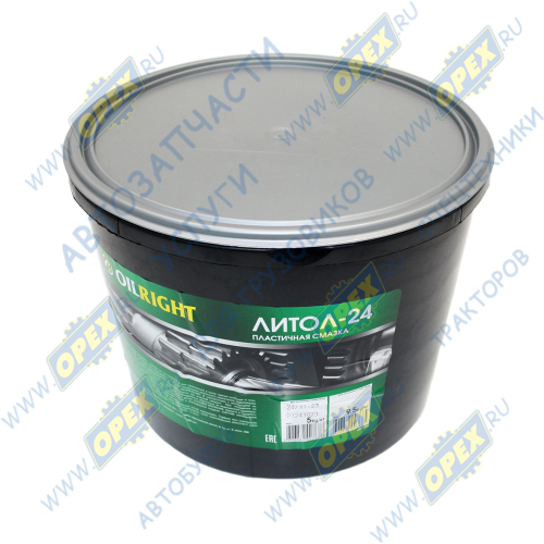 6051 Смазка многоцелевая ЛИТОЛ-24 (ведро 5кг) Oil Right